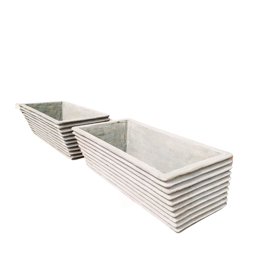 Ridged trough ★ Concrete pot