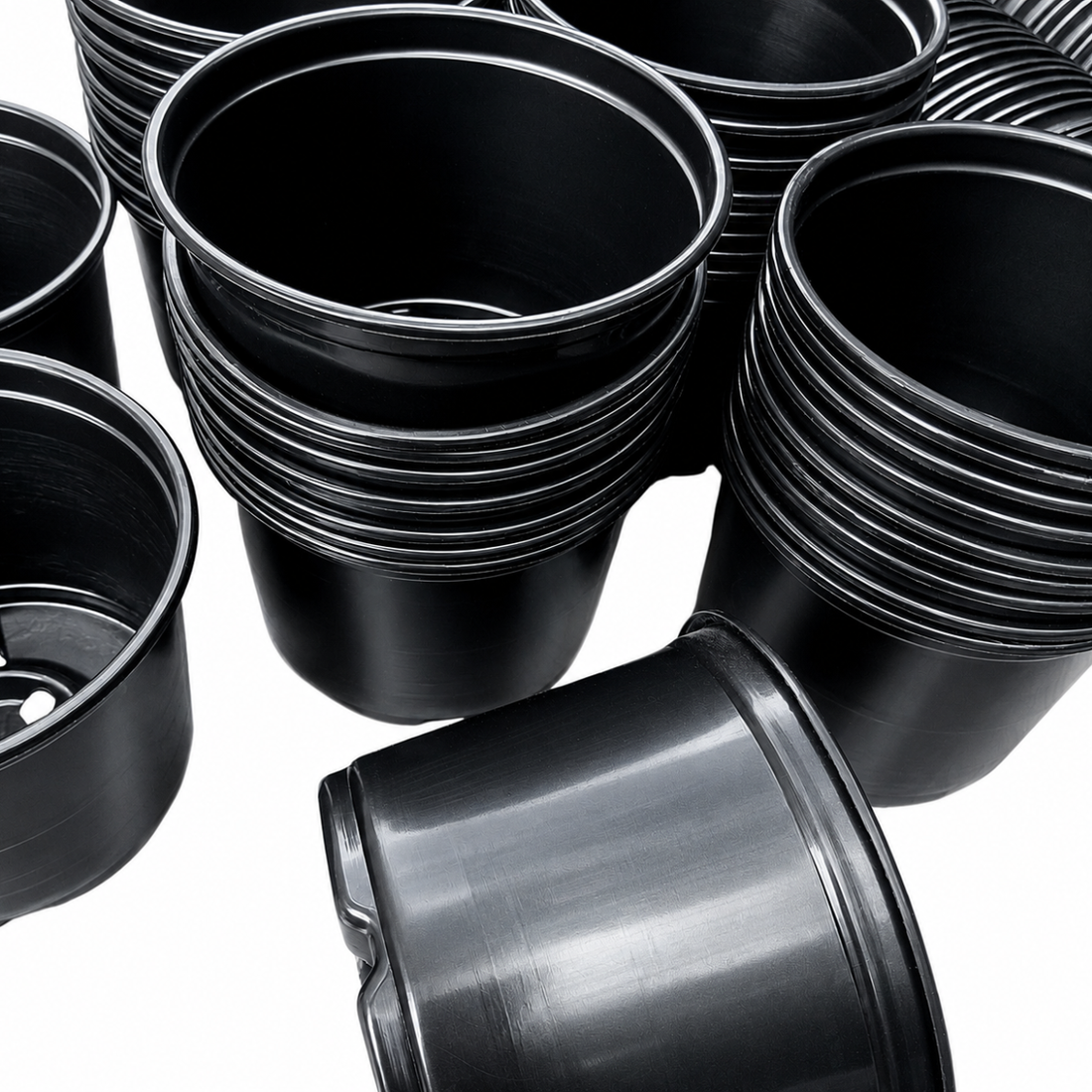 Nursery Planter ★ 500ml Black plastic pots