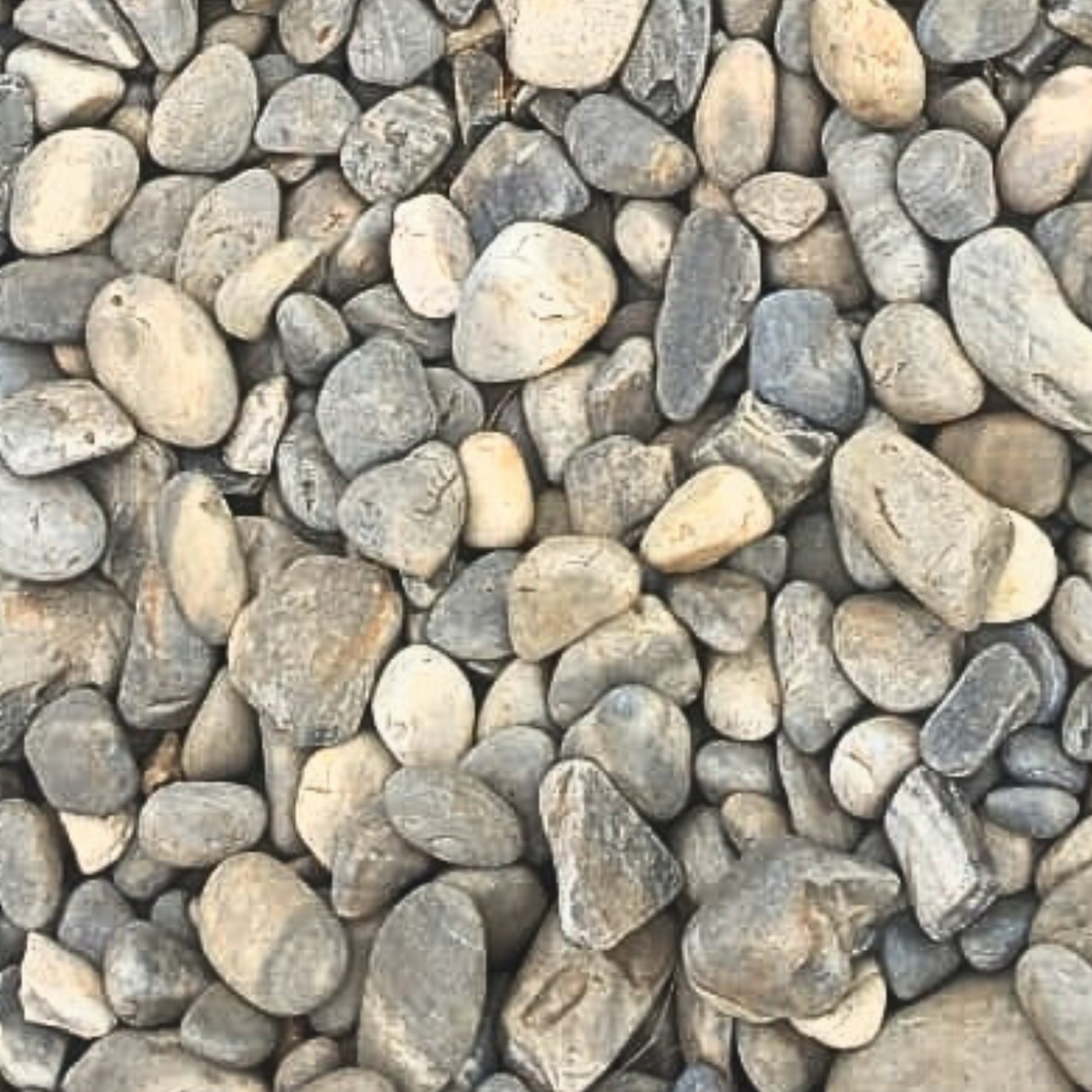 Grey Unpolished Pebbles